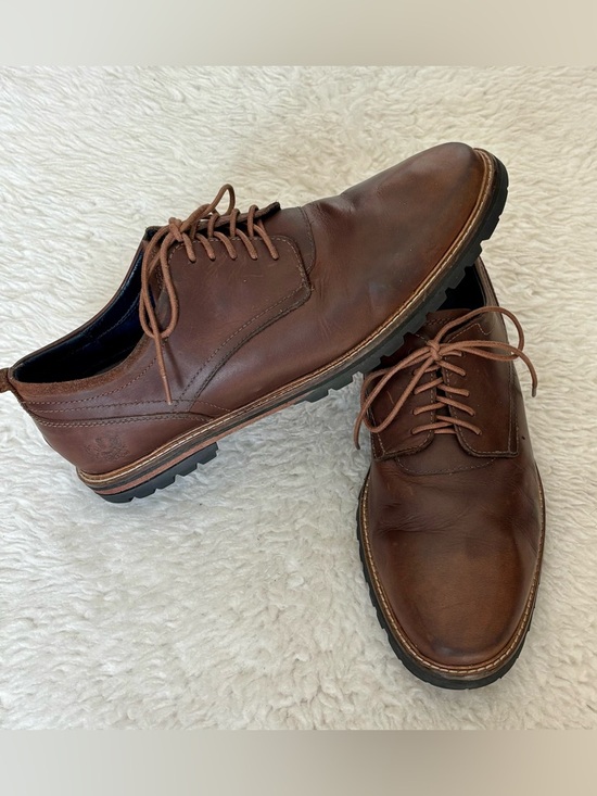 Cole Haan Brown Leather Derby Lace-Up Oxfords Casual Shoes size 10 M main image 5